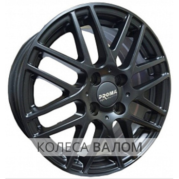 PROMA Торнадо 6x15 4x100 ET45 60.1 Черный матовый new